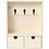 Creativ Company Sleutelkast, H: 28,5 cm, D: 5-8 cm, B: 22 cm, 1 stuk