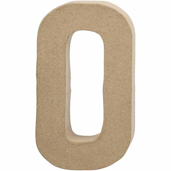 Creativ Company Letter, O, H: 20,4 cm, B: 11,5 cm, dikte 2,5 cm, 1 stuk