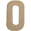 Creativ Company Letter, O, H: 20,4 cm, B: 11,5 cm, dikte 2,5 cm, 1 stuk