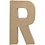 Creativ Company Letter, R, H: 20,5 cm, B: 11,7 cm, dikte 2,5 cm, 1 stuk