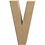 Creativ Company Letter, V, H: 20,5 cm, B: 11,5 cm, dikte 2,5 cm, 1 stuk