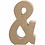 Creativ Company Teken, &, H: 19,9 cm, B: 11,5 cm, dikte 2,5 cm, 1 stuk