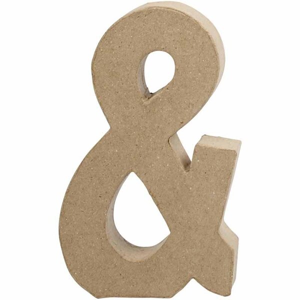 Creativ Company Teken, &, H: 19,9 cm, B: 11,5 cm, dikte 2,5 cm, 1 stuk