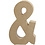 Creativ Company Teken, &, H: 19,9 cm, B: 11,5 cm, dikte 2,5 cm, 1 stuk