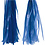 Creativ Company Tassels, afm 12x35 cm, 14 gr, donkerblauw/lichtblauw, 12 stuk/ 1 doos