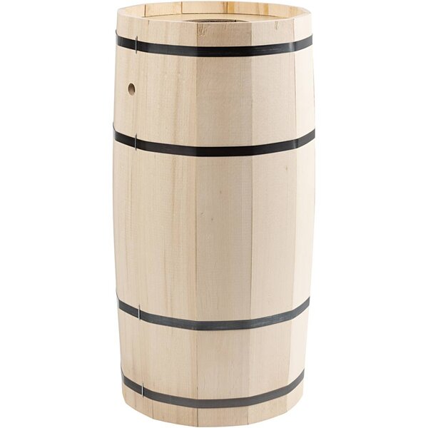 Carnavalsvat, beuken, H: 54 cm, d 26 cm, groot, 1 stuk