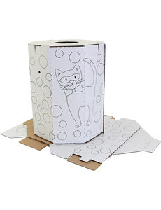 Creativ Company Ton, Met print, H: 39 cm, 2 stuk/ 1 doos