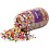 Emmer met plastic kralen, afm 6-20 mm, gatgrootte 1,5-6 mm, 3000 gr, 5700 ml/ 1 emmer
