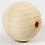 Creativ Company Houten kraal, d 50 mm, gatgrootte 8 mm, 4 stuk/ 1 doos
