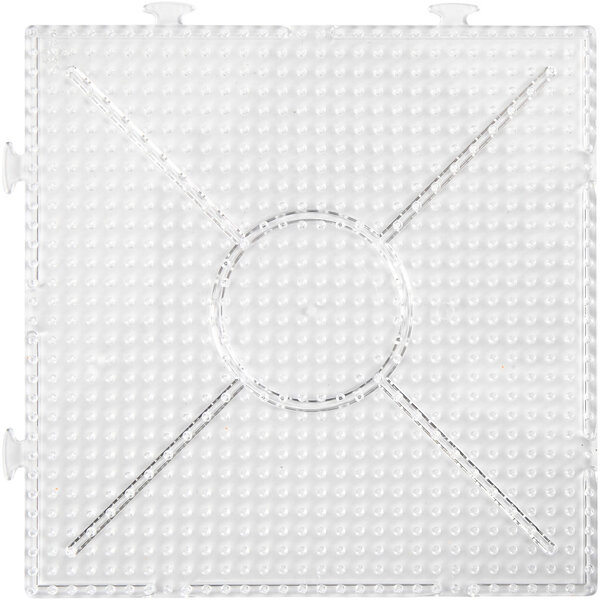 Creativ Company Photo Pearls Onderplaat, groot vierkant, afm 15x15 cm, medium, helder, 2 stuk/ 1 doos