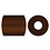 NABBI Foto kralen, afm 5x5 mm, gatgrootte 2,5 mm, medium, donkelbruin (2), 6000 stuk/ 1 doos