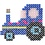 Creativ Company Onderplaat, auto, vliegtuig, boot, trekker, bus en fiets, afm 9x9,5+11x16 cm, medium, 6 stuk/ 1 doos