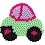 Creativ Company Onderplaat, auto, vliegtuig, boot, trekker, bus en fiets, afm 9x9,5+11x16 cm, medium, 6 stuk/ 1 doos