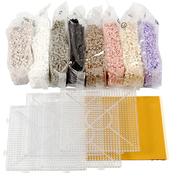 NABBI Starterset Foto kralen, medium, diverse kleuren, 14000 stuk, 1 set