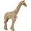 Giraf, H: 16 cm, L: 11 cm, 1 stuk