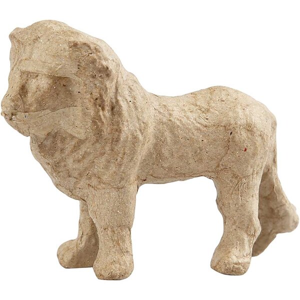 Creativ Company Leeuw, H: 9 cm, L: 13 cm, 1 stuk