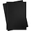 Creativ Company Gekleurd Karton, vel 460x640 mm, 210-220 gr, zwart, 25 vel/ 1 doos