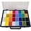 Creativ Company Rocailles, d 1,7+3+4 mm, afm 6/0+8/0+12/0, gatgrootte 0,5-1,2 mm, kleuren kan variëren , 32x100 gr/ 1 doos