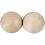 Creativ Company Houten kraal, d 35 mm, gatgrootte 6 mm, 2 stuk/ 1 doos