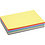 Colortime Gekleurd Karton, A4, vel 210x297 mm, 180 gr, diverse kleuren, 300 div vellen/ 1 doos