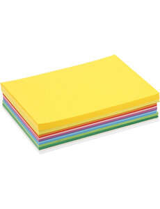 Colortime Lentekarton, A5, vel 148x210 mm, 180 gr, diverse kleuren, 300 div vellen/ 1 doos
