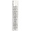 Inpakpapier, badhuis, B: 57 cm, 80 gr, zwart, wit, 150 m/ 1 rol