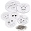 Creativ Company Mobielen met motief, d 12+15+18 cm, 300 gr, wit, 20 set/ 1 doos