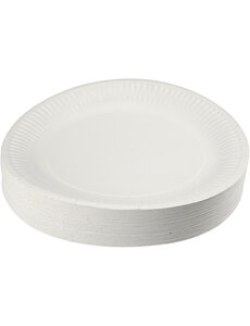  Papieren bord, d 23 cm, 100 stuk/ 1 doos