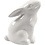Creativ Company Konijn, H: 9 cm, d 5,5 cm, wit, 12 stuk/ 1 doos