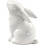 Creativ Company Konijn, H: 9 cm, d 5,5 cm, wit, 12 stuk/ 1 doos