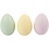 Creativ Company Eieren, H: 6 cm, pastelkleuren, 12 stuk/ 1 doos