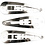 Creativ Company Haarspeld, L: 45 mm, B: 14 mm, verzilverd, 10 stuk/ 1 doos