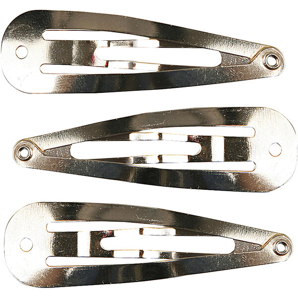 Creativ Company Haarspeld, L: 45 mm, B: 14 mm, verzilverd, 100 stuk/ 1 doos