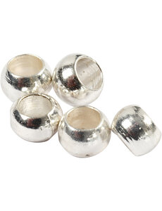 Creativ Company Knijpkralen, d 2 mm, zilver, 1000 stuk/ 1 doos