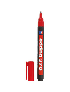  Edding 370 Stift, lijndikte 1 mm, rood, 1 stuk