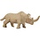 Neushoorn, H: 7,5 cm, L: 18 cm, 1 stuk