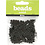 Creativ Company Houten Kralen, d 5 mm, gatgrootte 1,5 mm, zwart, 6 gr/ 1 doos
