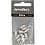 Creativ Company Draaisluiting, L: 16 mm, verzilverd, 10 stuk/ 1 doos