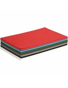 Colortime Kerst Karton, A4, vel 210x297 mm, 180 gr, diverse kleuren, 300 div vellen/ 1 doos