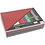 Colortime Kerst Karton, A4, vel 210x297 mm, 180 gr, diverse kleuren, 300 div vellen/ 1 doos
