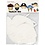 Piratenmaskers, H: 16-26 cm, B: 17,5-26,5 cm, 230 gr, wit, 16 stuk/ 1 doos