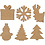 Creativ Company Wintervormen, H: 10-14 cm, 6x6 stuk/ 1 doos