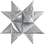 Vivi Gade Sterstroken, L: 86+100 cm, B: 25+40 mm, d 11,5+18,5 cm, glitter zilver, 16 stroken/ 1 doos