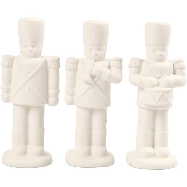 Creativ Company Notenkraker, H: 14 cm, wit, 3 stuk/ 1 doos