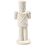 Creativ Company Notenkraker, H: 14 cm, wit, 3 stuk/ 1 doos