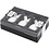 Creativ Company Konijn, H: 6,7 cm, d 3,6 cm, wit, 3 stuk/ 1 doos