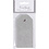 Vivi Gade Cadeaulabels, afm 5x10 cm, glitter, 300 gr, zilver, 15 stuk/ 1 doos