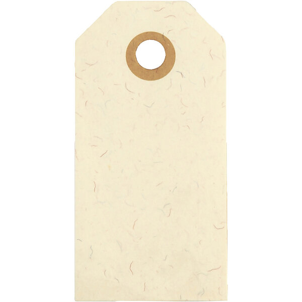 Creativ Company Manilla-labels, afm 4x8 cm, 250 gr, crème, 20 stuk/ 1 doos