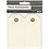 Creativ Company Manilla-labels, afm 5x10 cm, 250 gr, crème, 20 stuk/ 1 doos