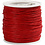 Creativ Company Katoenkoord, dikte 1 mm, rood, 40 m/ 1 rol